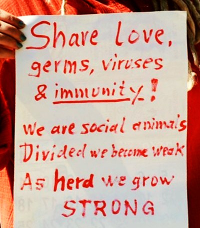 share love, geerms, viruses & immunity