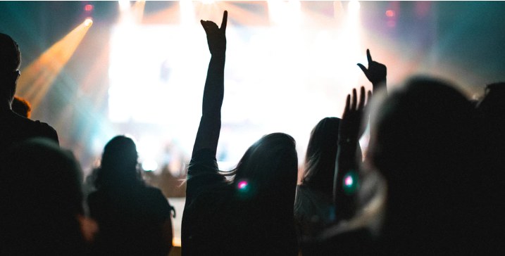 crowd at a concert