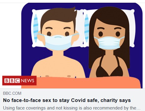 BBC News: no face to face sex